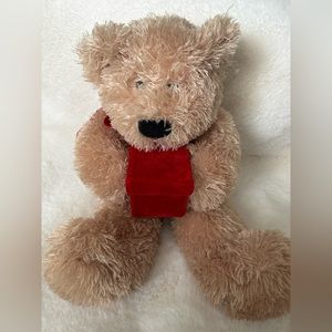 Animal Adventure Valentines Soft Bear with Storage Box